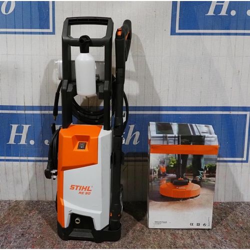 1727 - Stihl RE90 pressure washer and patio cleaner