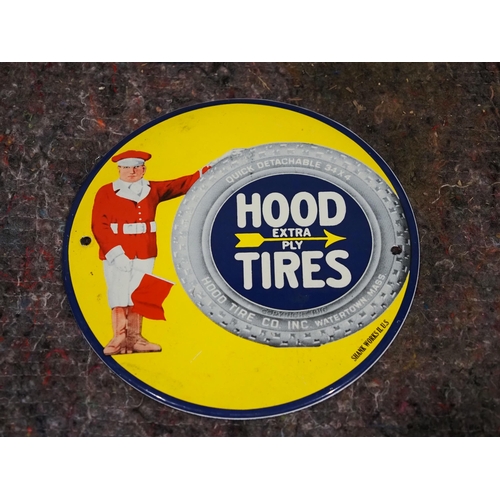 750 - Modern enamel sign - Hood Tires 6