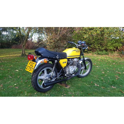 883 - Honda CB400 Four F2 Super Sport motorcycle. 1978. 408cc
Frame no. CB400F2-1077909
Engine no. CB400F-... 