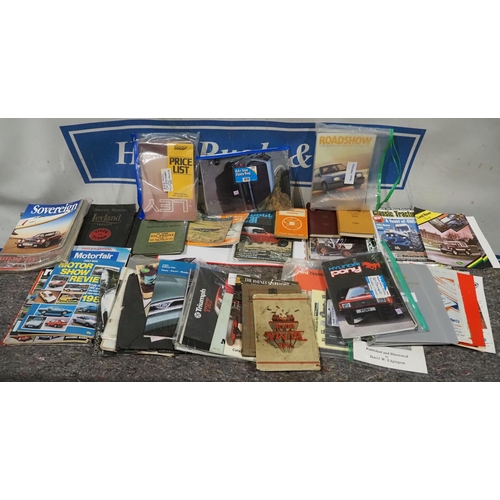 905 - Assorted vintage car, lorry & aeroplane magazines and manuals etc.