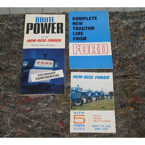 830 - Ford tractor 2000, 3000, 4000 & 5000 leaflets