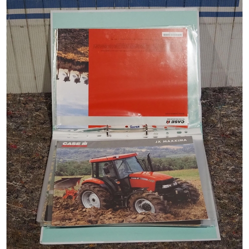 835 - Folder of Case International tractor brochures
