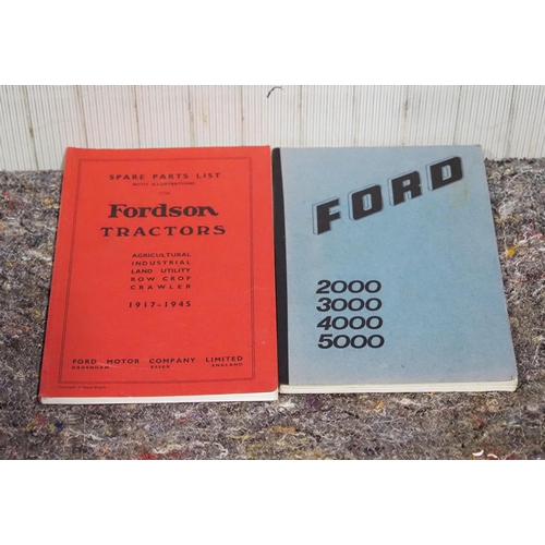 864 - Ford 2000, 3000, 4000 and 5000 operators manual and Fordson parts manual