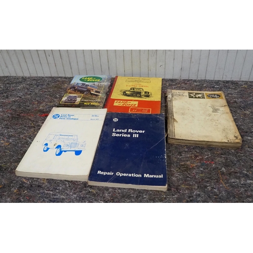 750 - Land Rover book and manuals