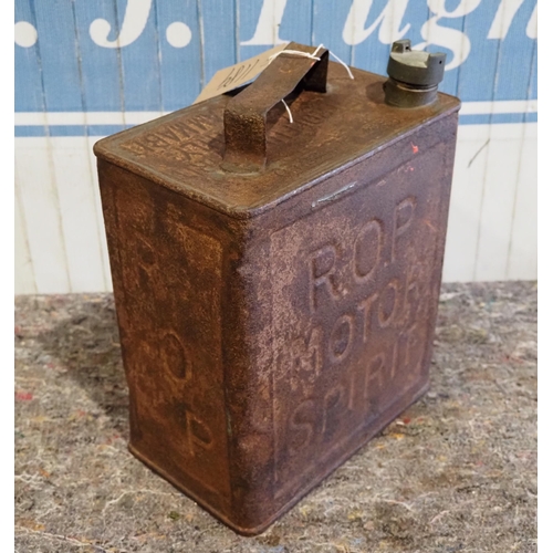 1189 - R.O.P Russian oil products motor spirit 2 gallon can