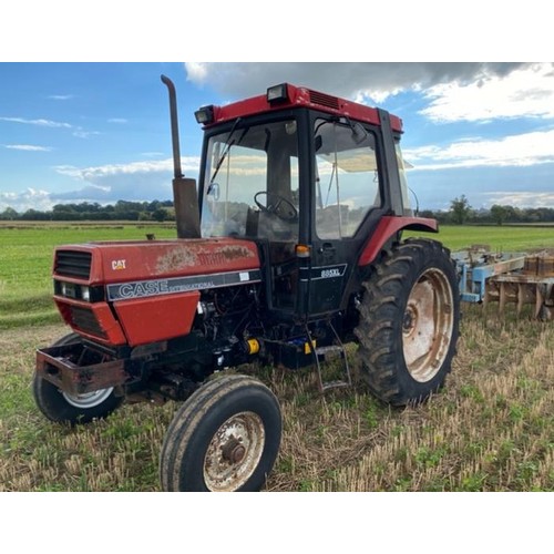 159 - Case 885 XL tractor. Reg. G997 JFR. V5 and keys in office