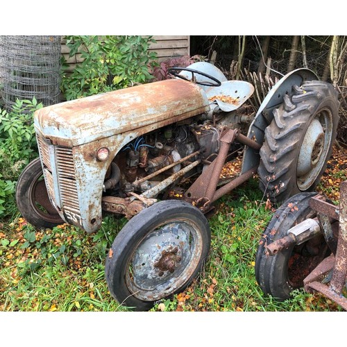 Ferguson petrol TVO tractor. Runs. Barn find