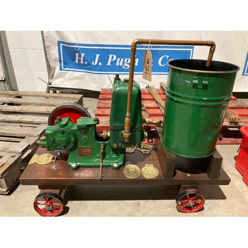 971 - Lister stationary pump on trolley