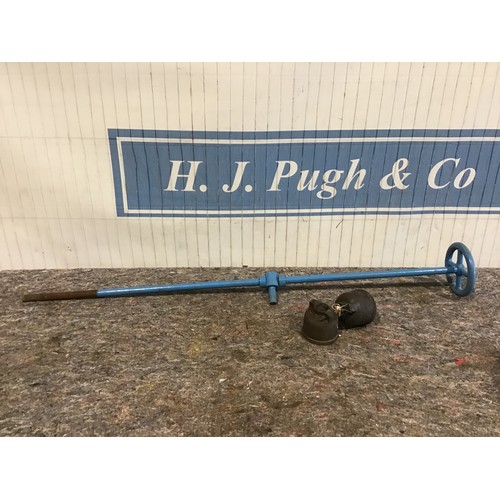 991 - Ransome plough handle & hub caps