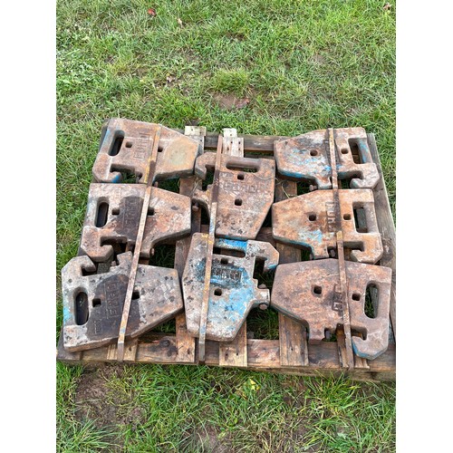 449 - Ford 1000 series front weights -8
