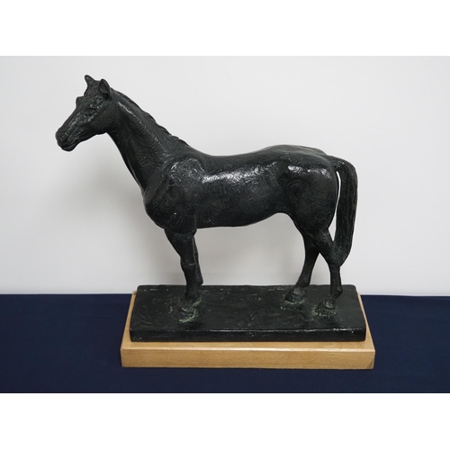 123 - Bronze of horse - Marshall. Signed Austin Prod Inc. 1981