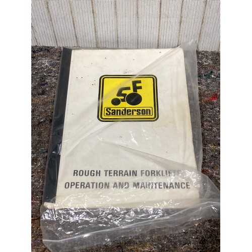 955 - Sanderson Rough Terrain operators & maintenance book