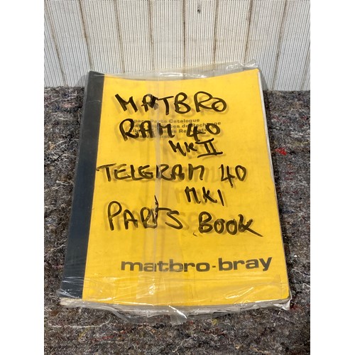 957 - Matbro 40m II & Teleram mk 1 parts book
