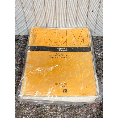 961 - John Deere Backhoe loader operators & parts manuals