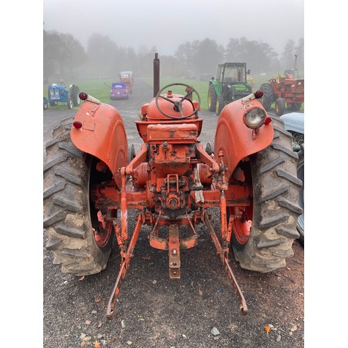 123 - Nuffield 10/60 tractor. 1966. Reg. KUE 444D. V5