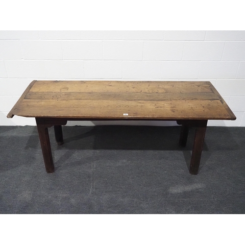 83 - Late 17th/ early 18th century oak refectory dining table 76