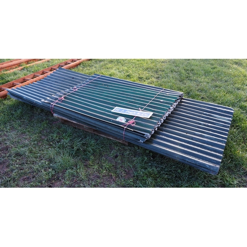 36 - Quantity of corrugated roof sheeting