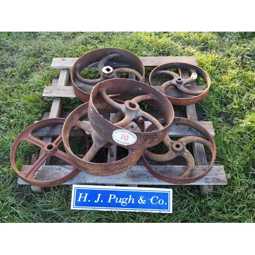 70 - Cast iron wheels - 6