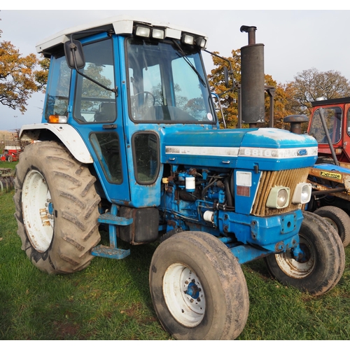 1009 - Ford 6810 tractor. Engine overhaul, receipts available. Reg. G384 BDF. Keys in office