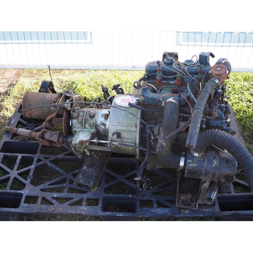 1052 - Kubota engine and gearbox