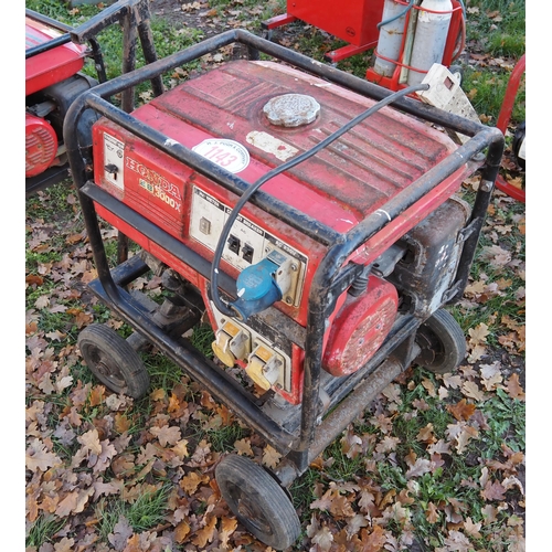 1143 - Honda 3000 generator on trolley