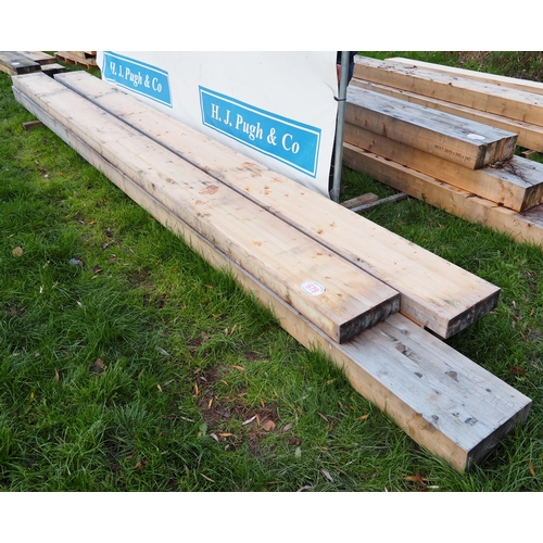 679 - Glulam beams, approx. 5.1m - 4