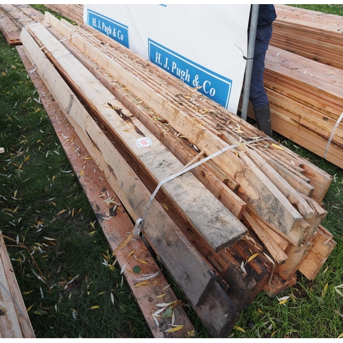 695 - Mixed Larch boards, average 4.2m - 38