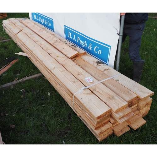 705 - Larch boards, average 4.2m x 150 x 25 - 40