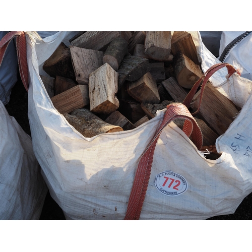 772 - Bag of ash offcuts