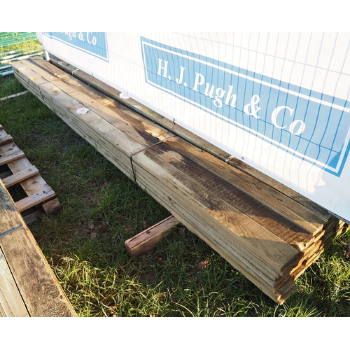 843 - 12ft x 4 x 1 Rails - 24