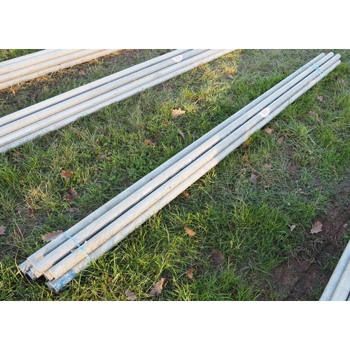 855 - 10ft Aluminium scaffold poles - 10