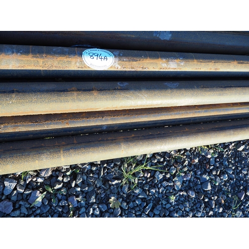 894A - Steel tubes 8.0m x 100 diameter - 8