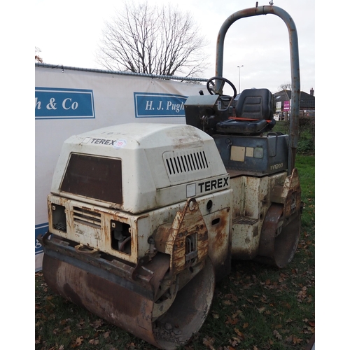 1191 - Benford Terex TV1200 vibrating roll. Showing 2,181 hours.