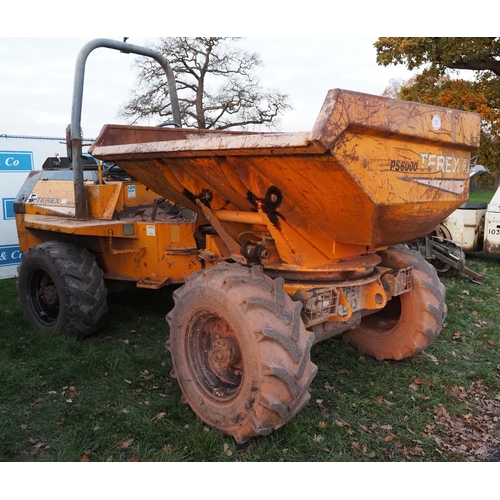 1193 - Benford Terex PS600 Swivel tip dumper. Reg KP54 LHJ. No docs.