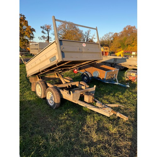 914 - Hi-line multi tip twin axle trailer 7