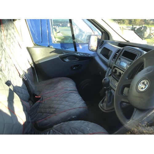 1005 - Vauxhall Vivaro van. Runs & drives. MOT till 03/23.  Reg. WF15 WCE. V5