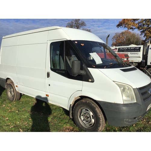 1199 - Ford Transit van, runs and drives. MOT until August 2023. Reg. FY09 BNN. V5