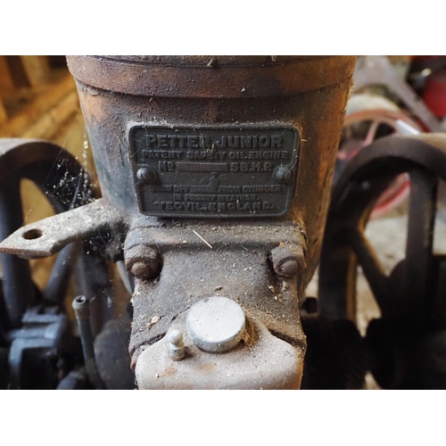 95 - Petter Junior 5hp stationary engine. S/n 71884