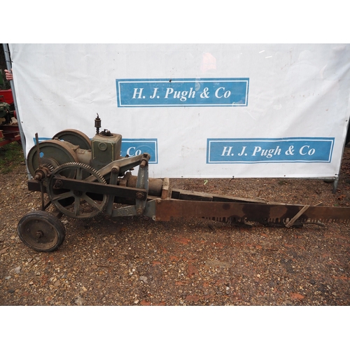 96 - The Avon Power Saw. S/n 914528. Comes with starting handle in office.