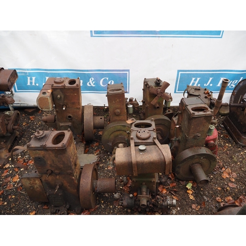 82 - 6 - Lister D stationary engines and 1 other