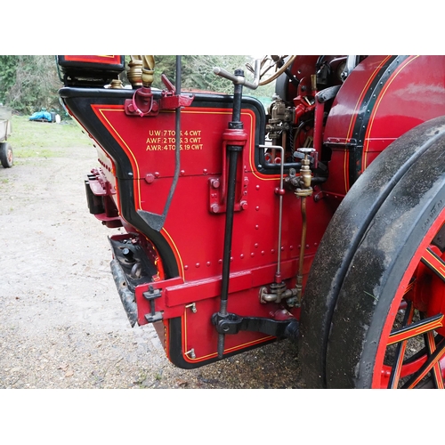 123 - Garrett 1919 4hp Showmans steam tractor originally known as the 