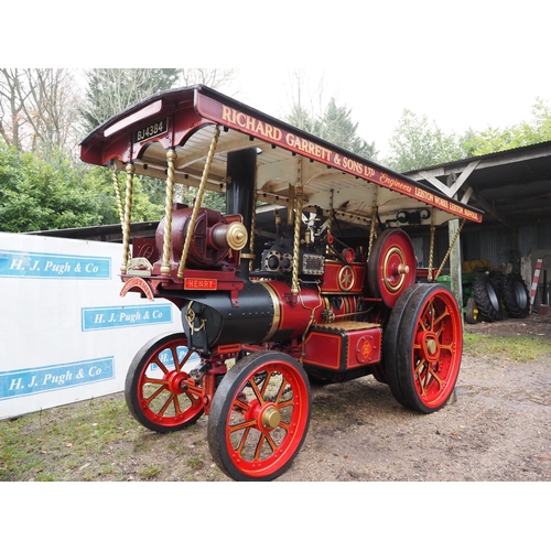 123 - Garrett 1919 4hp Showmans steam tractor originally known as the 