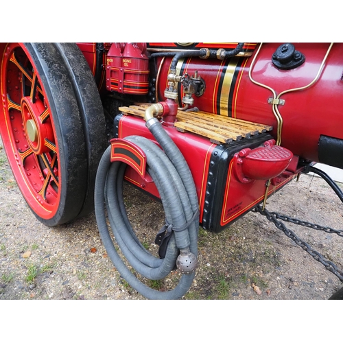 123 - Garrett 1919 4hp Showmans steam tractor originally known as the 