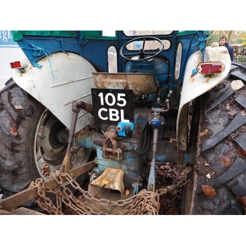 118 - Fordson New Performance Super Major tractor. 1961. In full working order. Comes with rear wheel weig... 