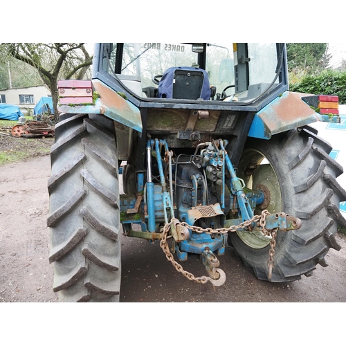 119 - Ford 7740 Powerstar SL tractor. 1993. In full working order. Comes with rear single assistor ram, ne... 