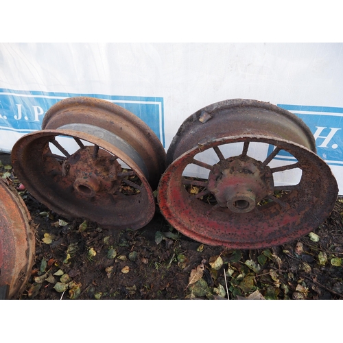 136 - Fordson N utility back wheels 24