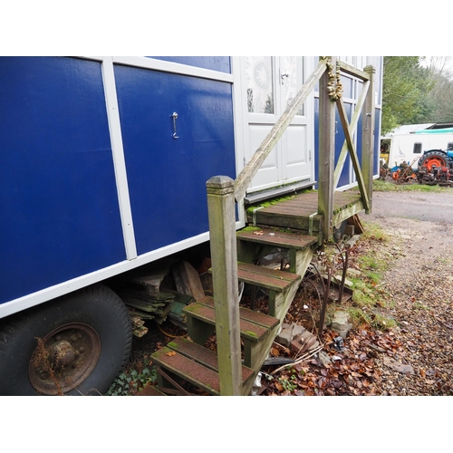 124 - Showmans living wagon based on bale trailer chassis
The wagon is fully insulated, numerous 240v powe... 