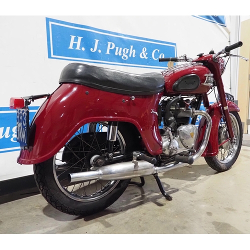 821 - Triumph 3TA twenty one motorcycle. 1959. 350cc.
Frame No. H9978
Engine No. 3TAH9978 
Starts first ti... 