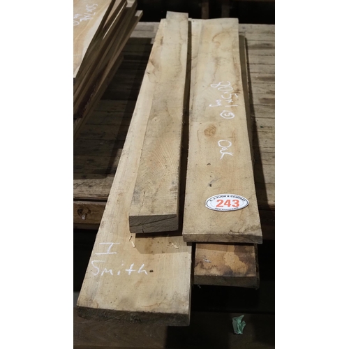 243 - Mixed Oak boards - 5