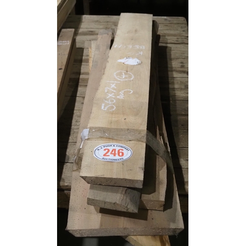 246 - Mixed Oak and Beech boards - 6